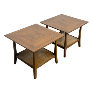 Mid Century Modern End Tables by Edward Wormley for Dunbar, a Pair For Sale