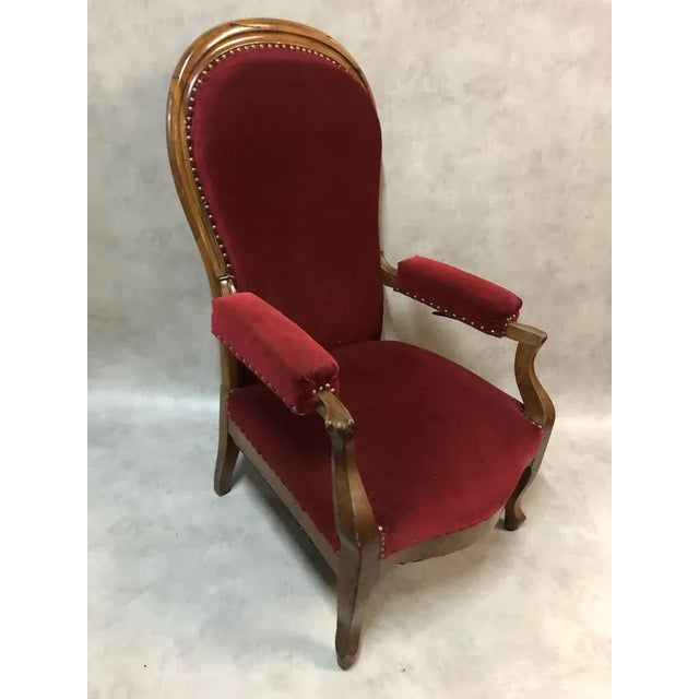 Antique Lounge Chair For Sale - Image 9 of 9