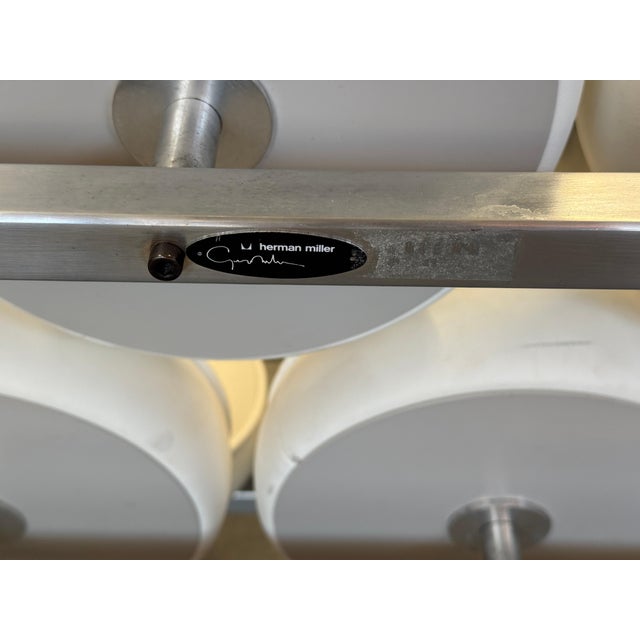 George Nelson for Herman Miller Marshmallow Sofa in White Leather For Sale - Image 14 of 18