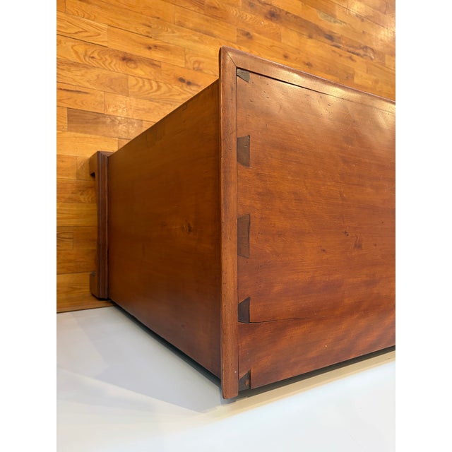 Antique Chippendale Tiger Maple Bedroom Chest For Sale In Boston - Image 6 of 12