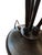 Metal Late 20th Century Three-Light Wrought Iron Bronze Candlestick Table Lamp For Sale - Image 7 of 7