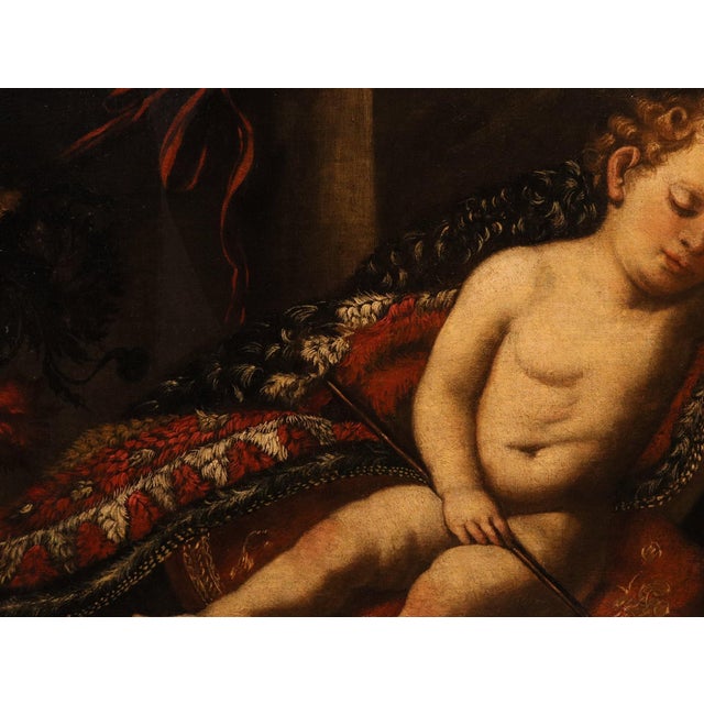 Early 18th Century Circle of Antonio Tibaldi, Vanitas Still Life, 1700, Oil on Canvas For Sale - Image 5 of 16