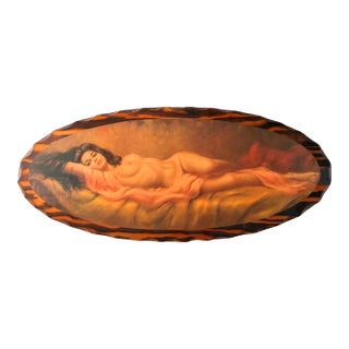 Vintage Larry Vincent Garrison Painting, Reclining Nude (Circa 1960s-1970s) For Sale