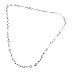 Tiffany & Co. Peretti Platinum Diamonds by the Yard Necklace
