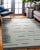 Light Gray 4x6 Sloane Majestic Gray Minimalist Kilim Geometric Modern Flatweave Wool Rug For Sale - Image 8 of 9