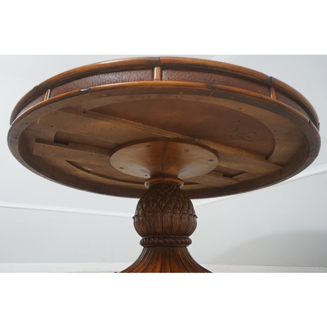 Tommy Bahama Style Large Round Dining Room Table For Sale - Image 13 of 13
