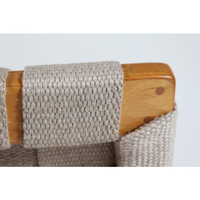 Vintage Eva Lounge Chairs in Beech with Webbing by Bruno Mathsson for Dux, 1970s, Set of 2 For Sale - Image 10 of 17