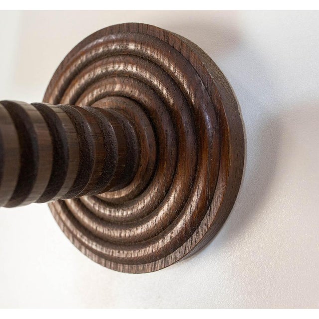 Sconces in Beech from Dudouyt, 1940, Set of 2 For Sale - Image 10 of 12