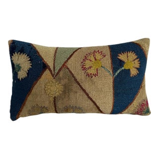 Antique 17th Century Florentine Botanical Tapestry Pillow For Sale