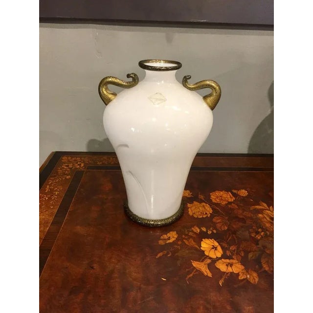 1980s Murano Glass Vase Primavera by Ercole Barovier for Barovier & Toso, Italy, 1980s For Sale - Image 5 of 11