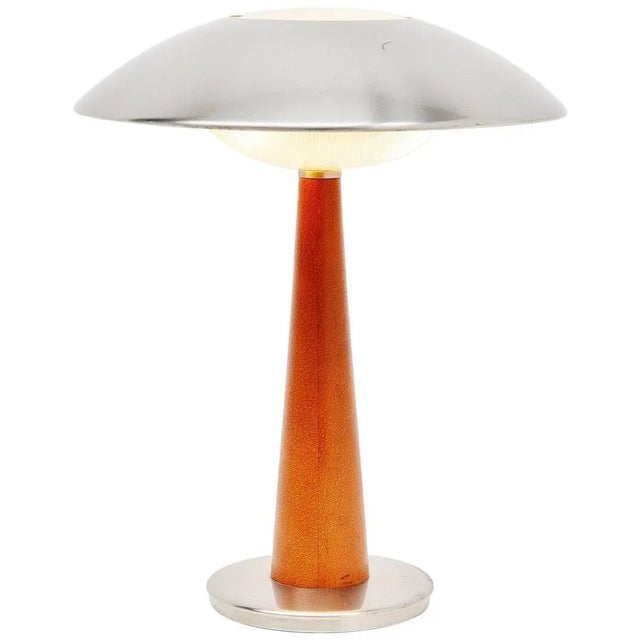 Leather Table Lamp Model 8041 from Stilnovo, Italy, 1960s For Sale - Image 11 of 11