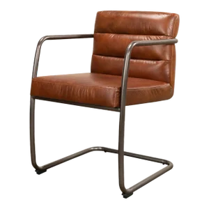 Industrial Leather Armchair