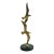 Tall Brass Seagull Sculpture on Marble Base For Sale
