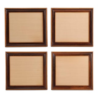 A Set of 4 Italian Rosewood and Maple Picture or Mirror Frames, c.1900. For Sale