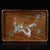 Mid 20th Century Vintage Rosewood Tray With Mother-of-Pearl Dragon - Brass Mounted Tea Tray For Sale - Image 5 of 9
