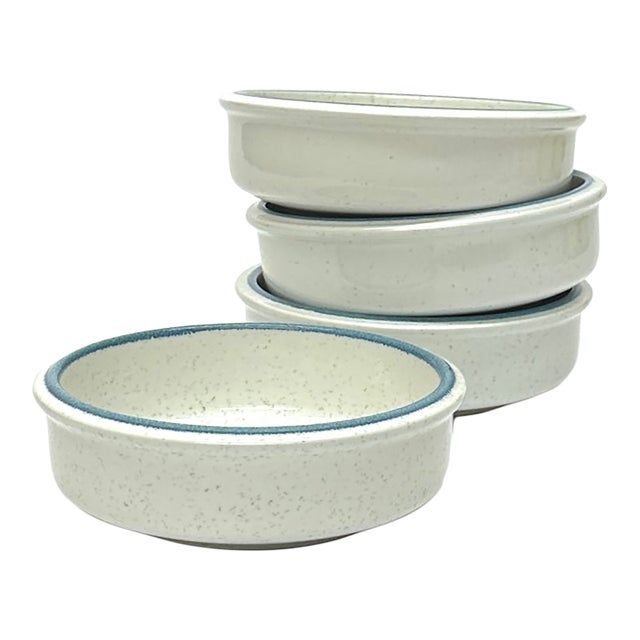 Vintage Cordon Bleu Ceramic Soup or Breakfast Bowls by Mikasa - Set of 4 For Sale