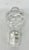Glass Vintage Lead Crystal Square Decanter with Diamond Cut Design With Faceted Stopper For Sale - Image 7 of 12