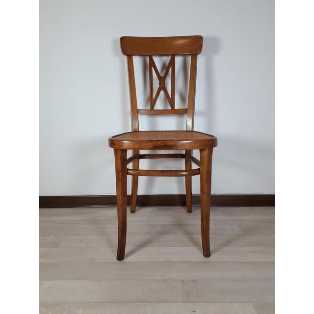 Nobiliary Dining Chair in the Style of Thonet from Wiener Werkstaette, 1907 For Sale - Image 3 of 17