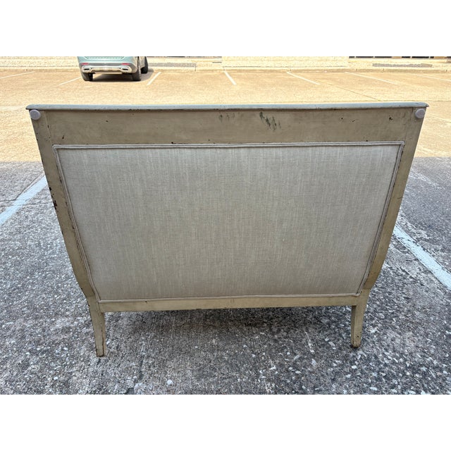 19th Century French Louis XVI Style Loveseat For Sale In Houston - Image 6 of 11