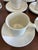 Vintage Johnson Brothers Tivoli White Cups & Saucers — Set of 28 For Sale In Oklahoma City - Image 6 of 11
