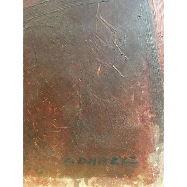 Modern Georges Darel, Nature morte à la Pipe, Oil on Cardboard For Sale - Image 3 of 5