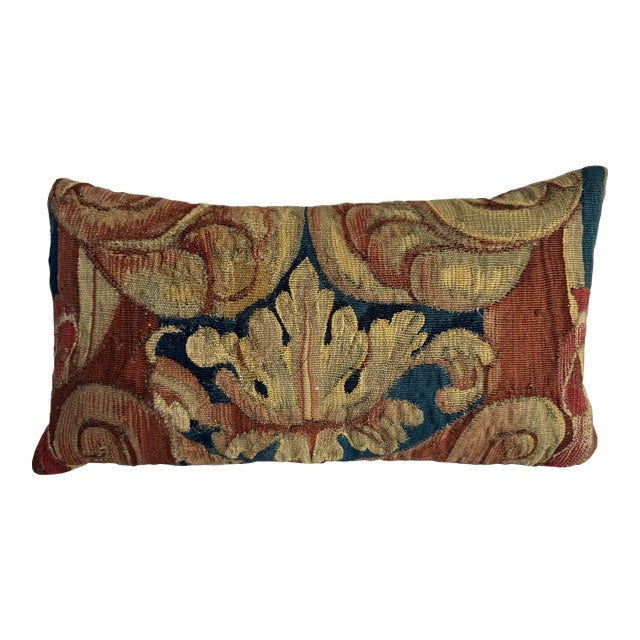 16th Century Brussels Tapestry Pillow For Sale
