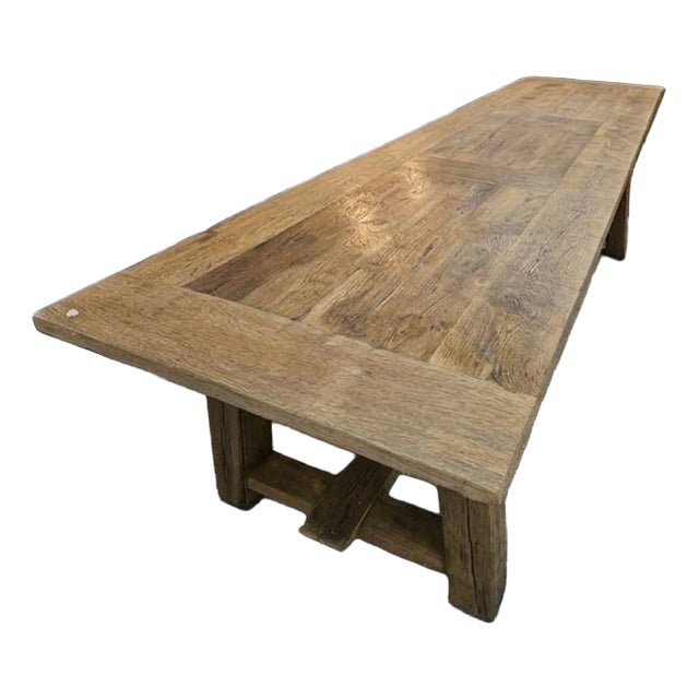 Belgian Style Oak Table, 2001 For Sale