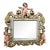 Vintage Giltwood Cherub Mirror For Sale
