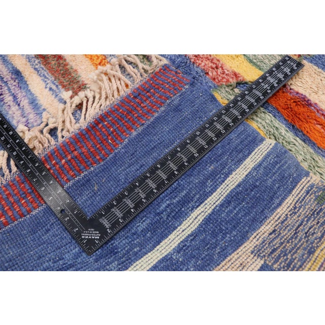 2010s Beni Mrirt Moroccan Rug Inspired by Paul Klee's "Highways and Byways" - 10'04 X 12'11 For Sale - Image 5 of 9