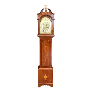 1920s Kienzle Edwardian Style Mahogany Inlaid Grandfather Clock