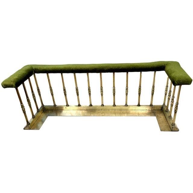 Large Brass Club Fender, 1860s For Sale - Image 11 of 13