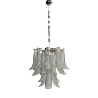 Vintage Italian Murano Chandelier 26 Glass Petals, 1990s For Sale