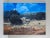 Contemporary oil on canvas twilight landscape painting. Unsigned. Unframed.