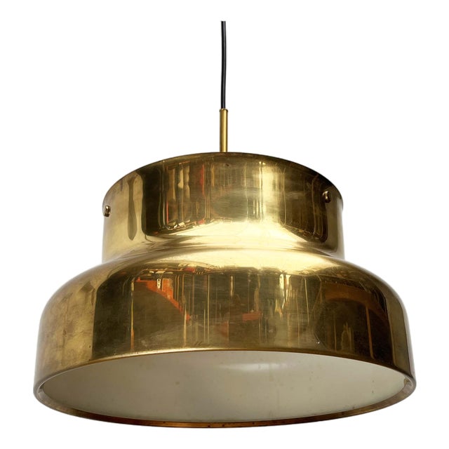 Mid-Century Modern Brass Bumling Pendant Lamp by Anders Pehrson for Ateljé Lyktan, 1960s For Sale
