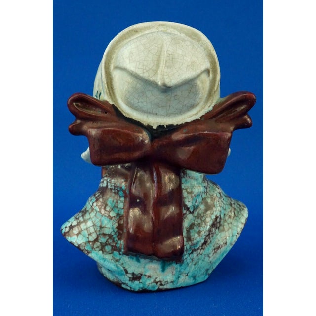 20th Century Ceramic Bust of Fisherman's Wife from Michael Andersen & Son, Denmark For Sale - Image 5 of 18