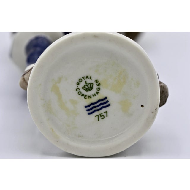 Royal Copenhagen Figurine #757, Girl With Birdhouse For Sale - Image 9 of 10