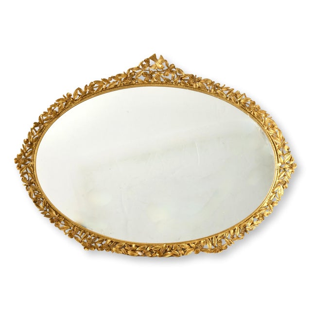 Midcentury Mirror & Vanity Set For Sale - Image 4 of 4