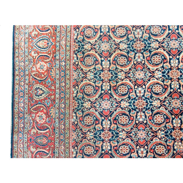 Early 20th Century Persian Kashan Rug For Sale - Image 11 of 15