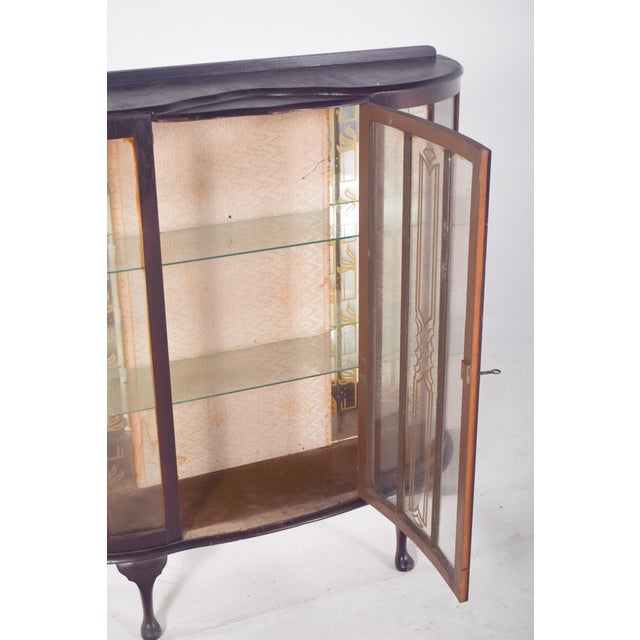 Portuguese Glass Front Display Cabinet, 1890s For Sale - Image 9 of 11