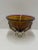 Vintage Mid 20th Century Amber and Lavender Color Hand Blown Glass Bowl For Sale - Image 11 of 11