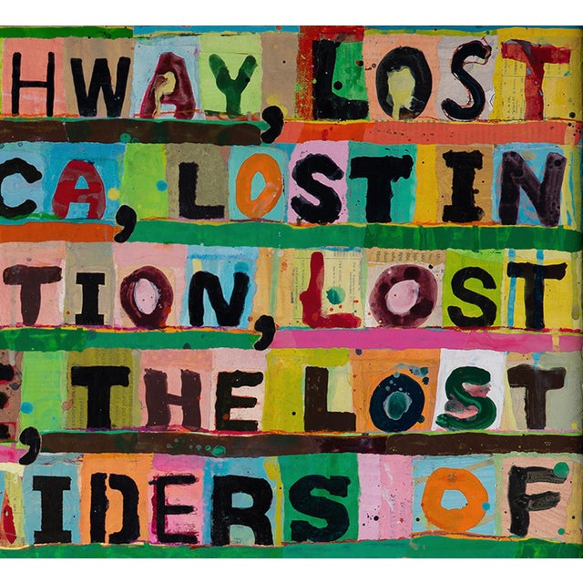 Contemporary "Lost in Hollywood" - Original, Contemporary Collage/Painting by Brian McDonald For Sale - Image 3 of 6