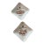 Mid-Century French Porcelain Pin Dishes for European Hotels, Pillivuyt, France -Set of 2 For Sale