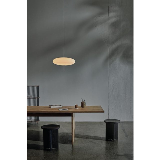 Plastic Model 2065 Lamp with Black White Diffuser by Gino Sarfatti for Astep For Sale - Image 7 of 18