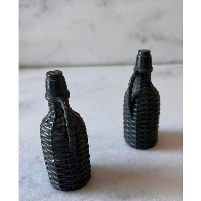 Mediterranean Vintage Demijohn Salt and Pepper Shakers For Sale - Image 3 of 9