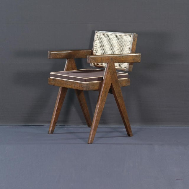 Vintage Chairs by Pierre Jeanneret, 1956, Set of 6 For Sale - Image 6 of 18