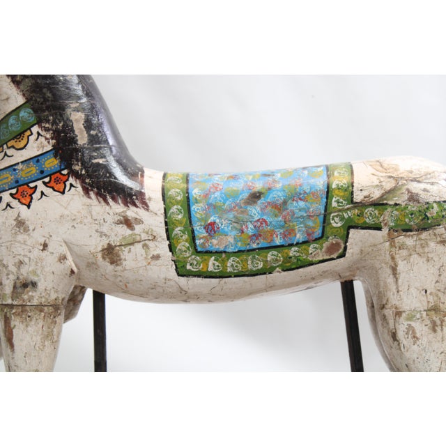 1960s Carousel Horse on Formica Base For Sale - Image 12 of 16