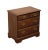 French Country Hammary Furniture Solid Walnut Traditional Country Style 24" Chairside Chest / Accent End Table For Sale - Image 3 of 11