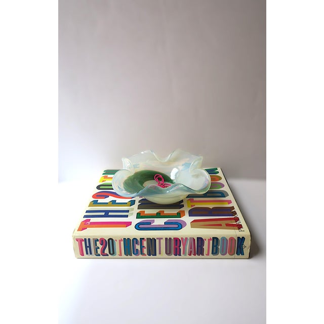 Mid 20th Century Italian Murano Art Glass Bowl Seguso Style For Sale - Image 5 of 10