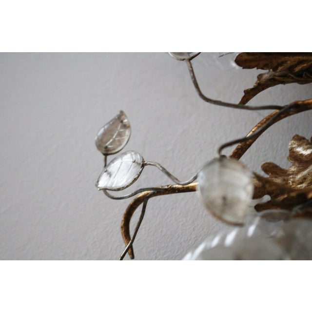 Italian Flowers Florentine Chandelier in Murano Glass from Banci Firenze, 1970 For Sale - Image 9 of 10