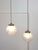 Mid-Century Murano Glass and Brass Pendant Lamp For Sale - Image 6 of 16
